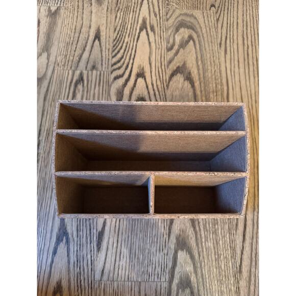 CORK 4 Compartment Desk Letter Organizer - Picture 3 of 8